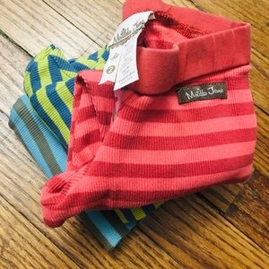 3 Matilda Jane Striped Knit Ribbed Leggings